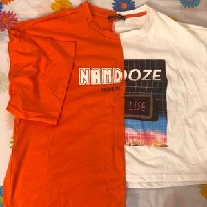 Two Tone Cropped Shirt